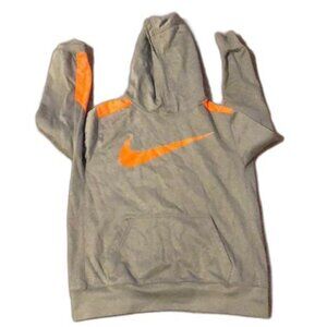 Nike Boys Gray Hoodie XL Dri-Fit Pullover Youth Sweatshirt